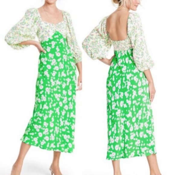 RIXO Target Daisy Long Sleeve Swing Dress  Womens Plus size 24/26 NWT - Picture 1 of 7